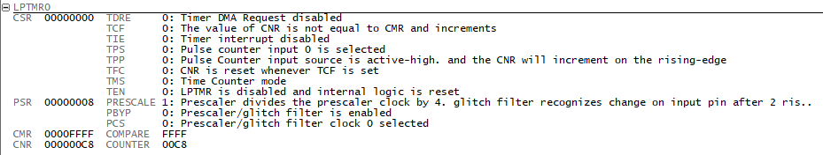 Firc Clock Test Using LPTMR - NXP Community
