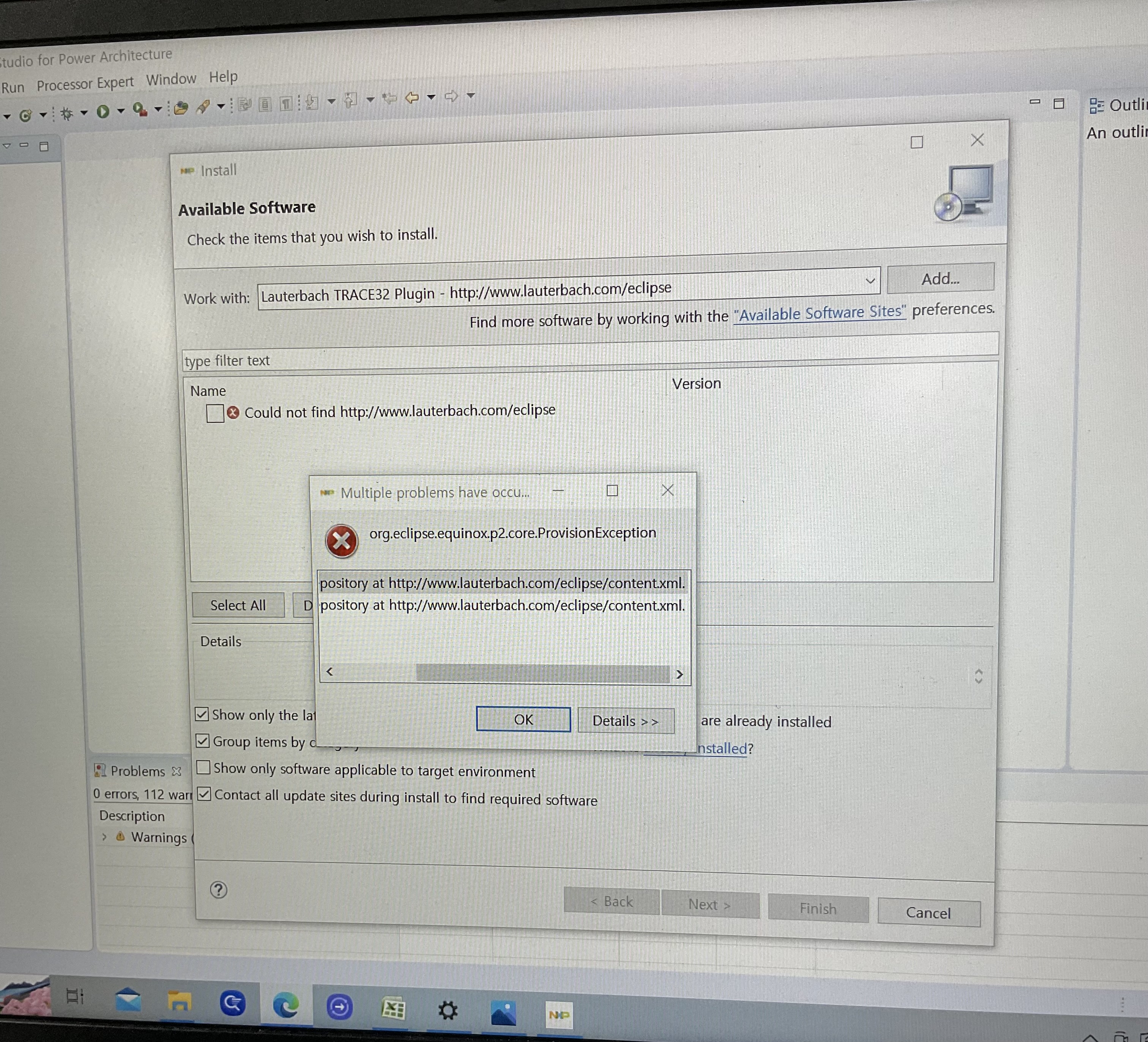 Problem to install lauterbach trace32 debugger plug-in into S32 Design ...