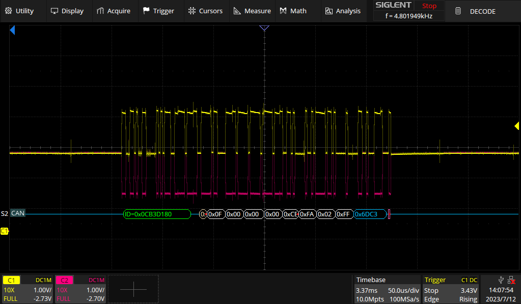 Solved TJA1051T/3 not outputting CAN High signal NXP Community