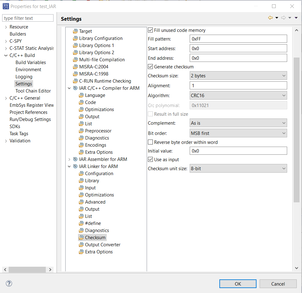 ROM Checksum On Flash Memory - NXP Community