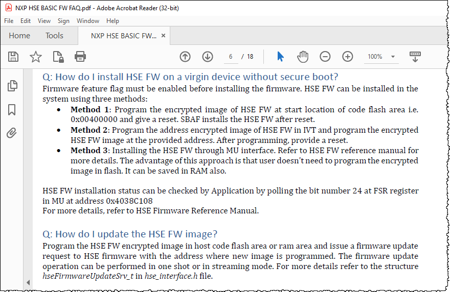 How do I install HSE FW on a virgin device without secure boot NXP HSE BASIC FW FAQ.png