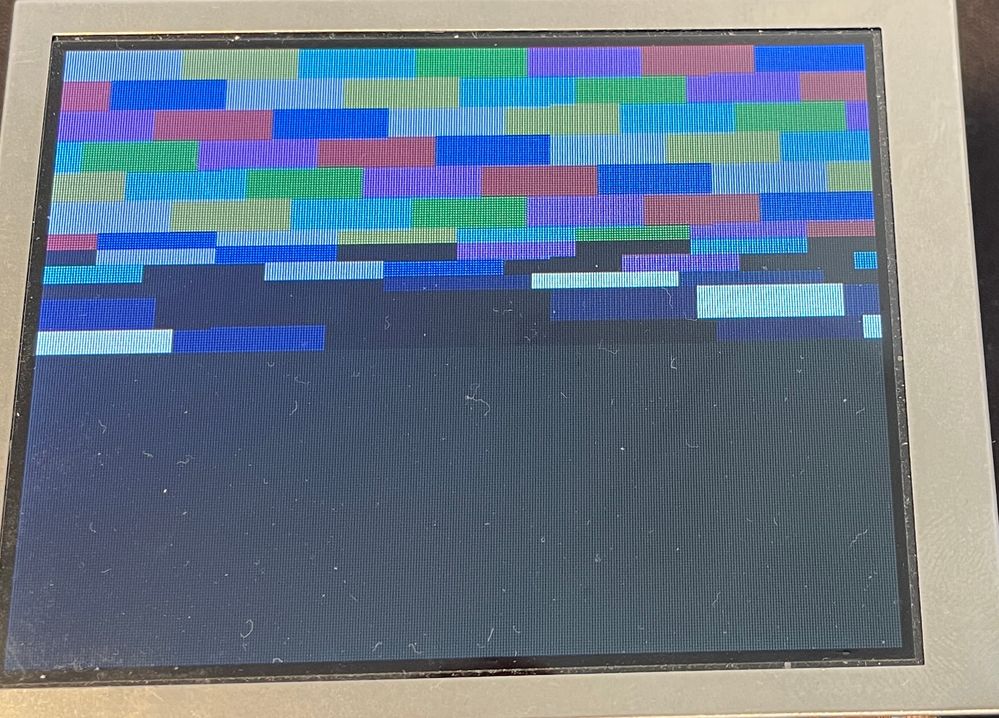 modetest display result