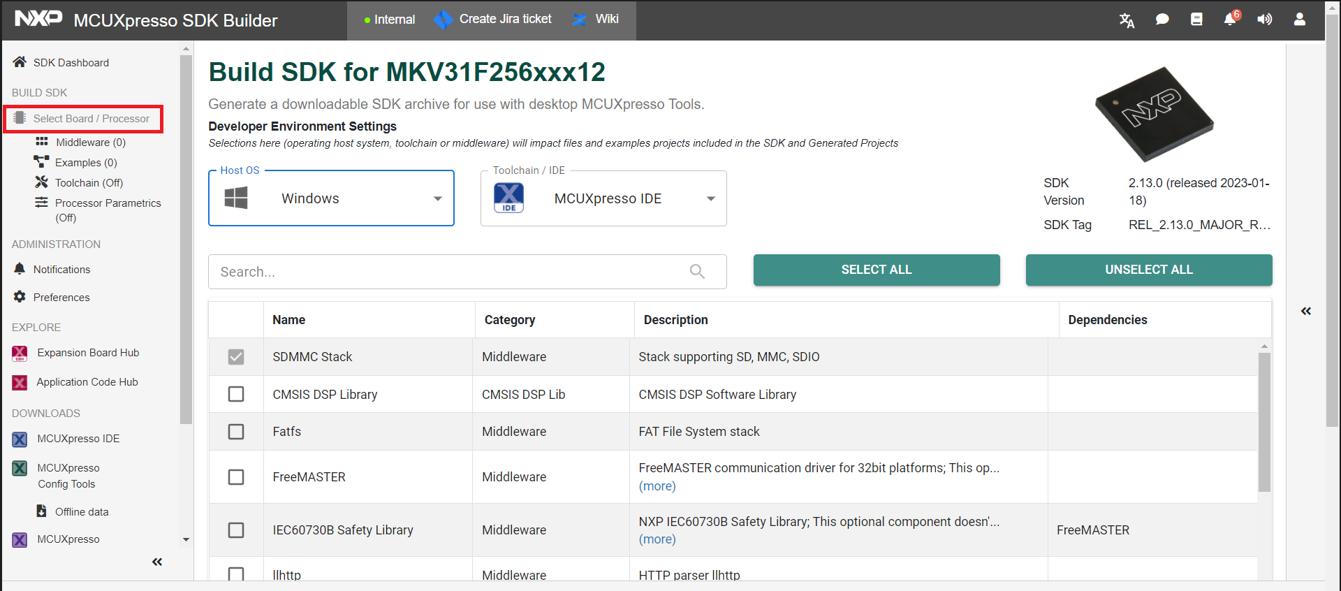 MBDT support configuring the mex file independent of the hardware board ...