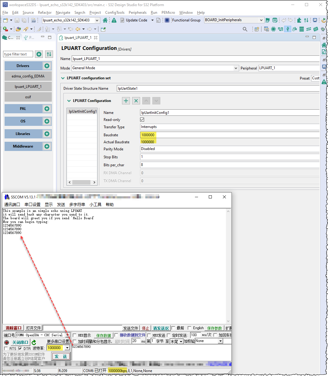 S32K142 uart baud-rate - NXP Community