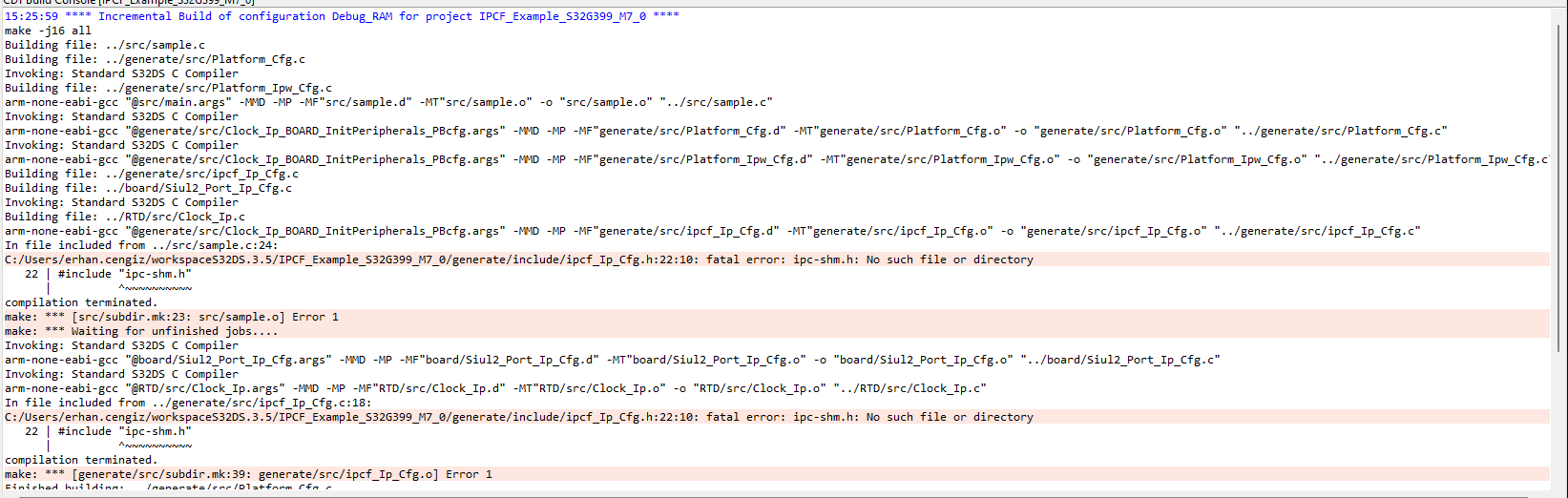 Solved: ipc-shm.h header file not generated - NXP Community