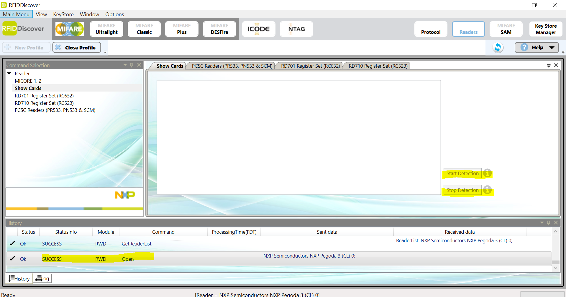 MFEV 730 connection with RFID Discover NXP Community