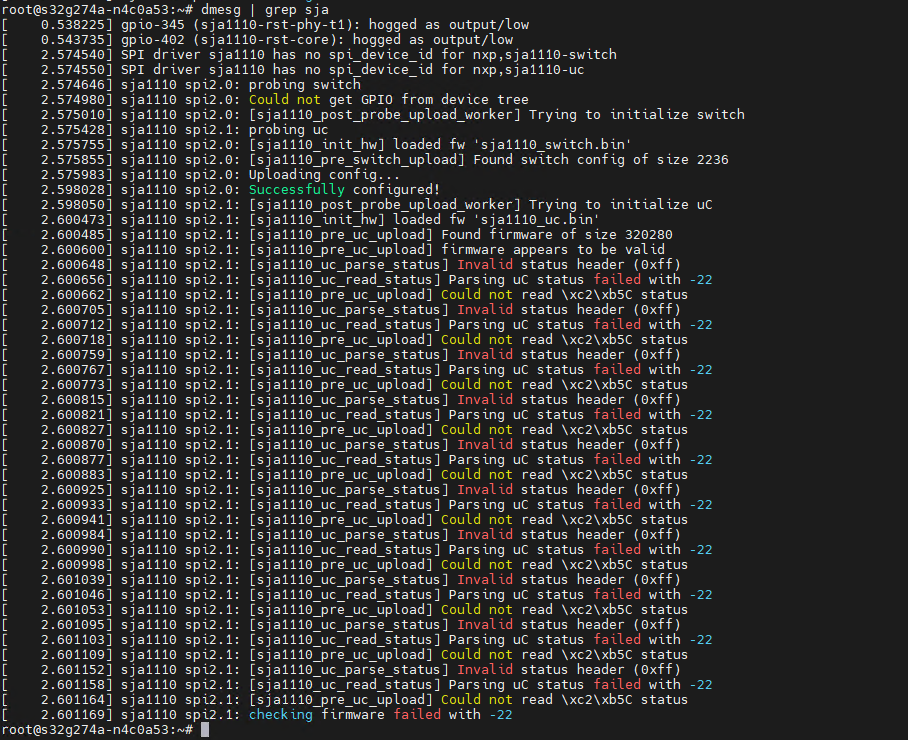 Solved: S32G2 - SJA1110 firware enable - NXP Community