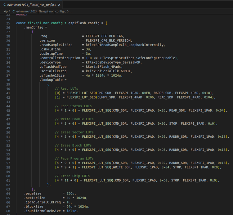 Re: imx 1024: where to specify the size of Flash B1 - NXP Community