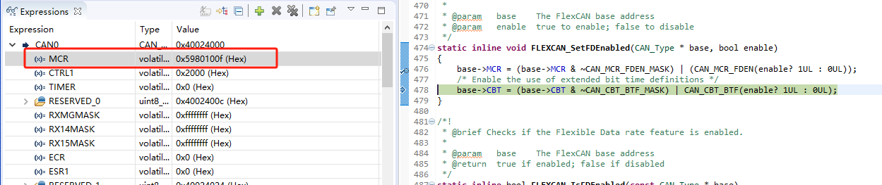 Solved: S32K146 FlexCAN FDEN cannot set 1 - NXP Community