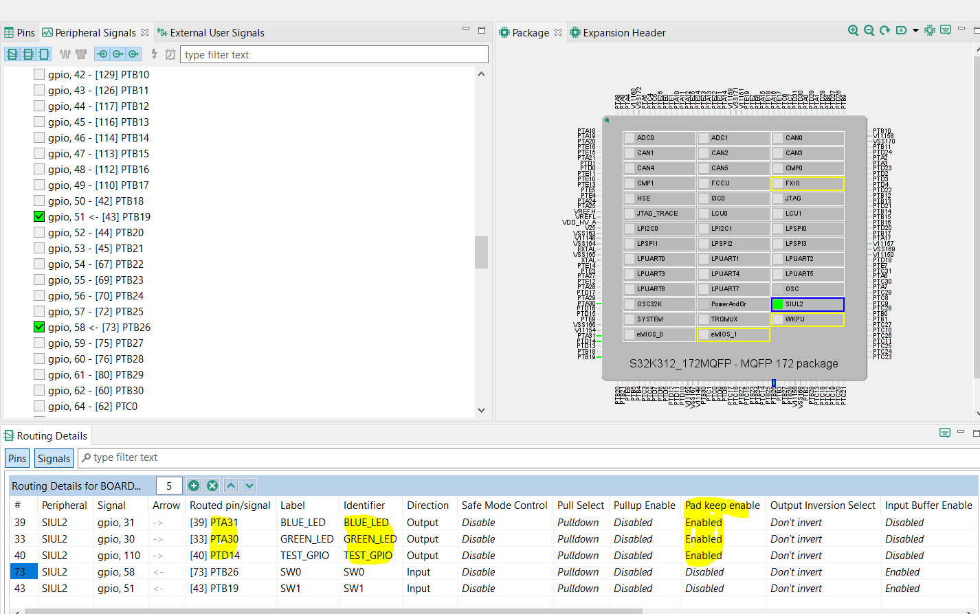 Example S32K312 Standby mode & Standby RAM and PAD keeping DS3.5 RTD300 NXP Community
