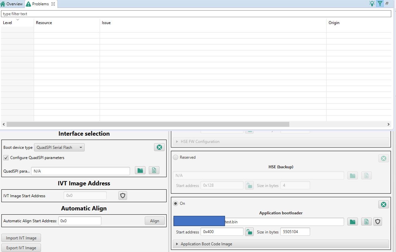 IVT Config Error 