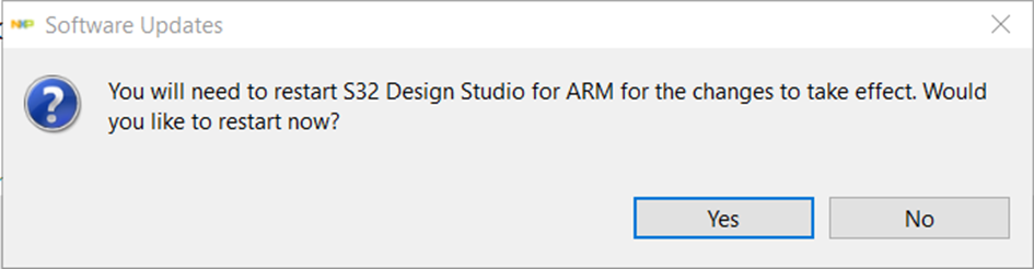 Re: S32 Design Studo for ARM - Error: Program "" not found in PATH ...