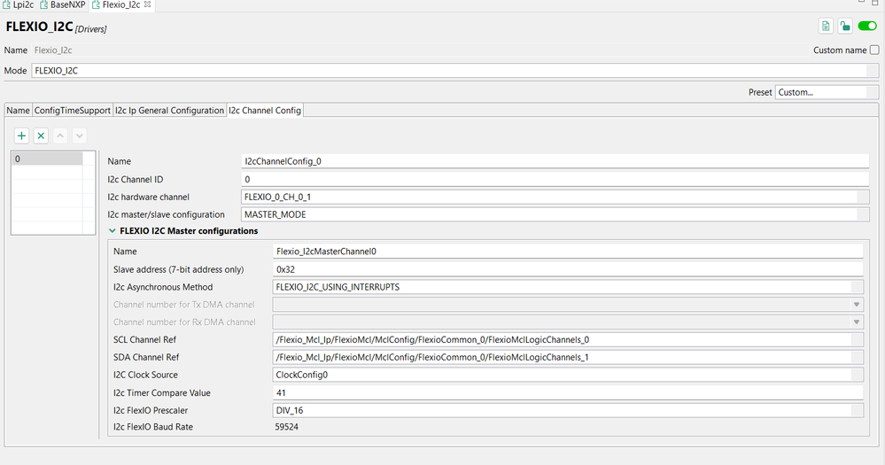 error while trying to run I2C S32K344 sample code on s32k322 - NXP