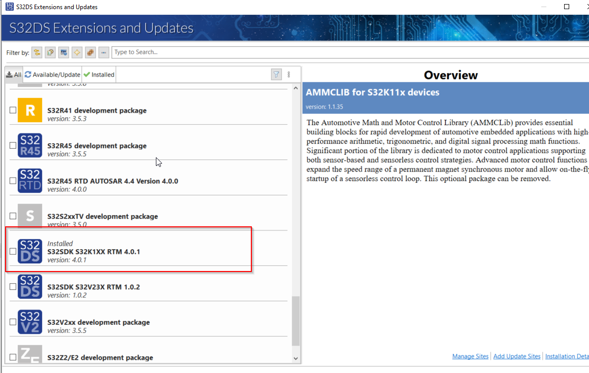 Solved: S32DS create new project but can not select SDK - NXP Community