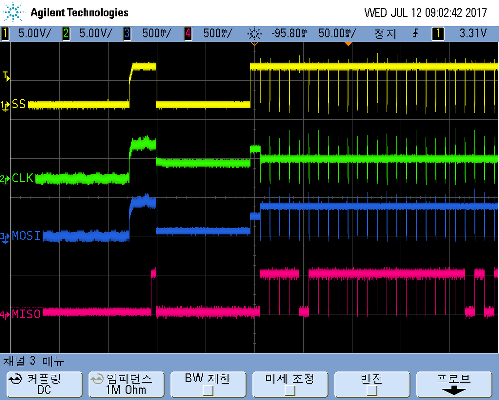 3. 초기화 함수 아래에 송신함수 넣었고, for(;;)안에도 넣었다.bmp 3. 초기화 함수 아래에 송신함수 넣었고, for(;;)안에도 넣었다.bmp