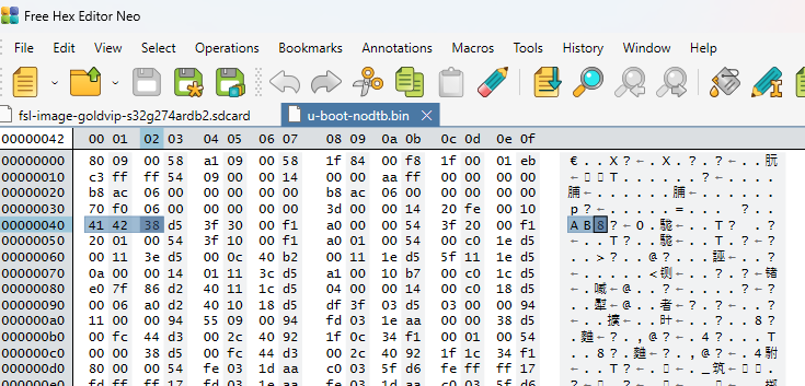 Where the u-boot image located in goldvip sdcard image - NXP Community