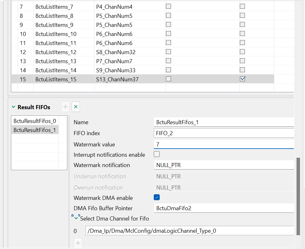 BCTU List Configuration in ADC - NXP Community