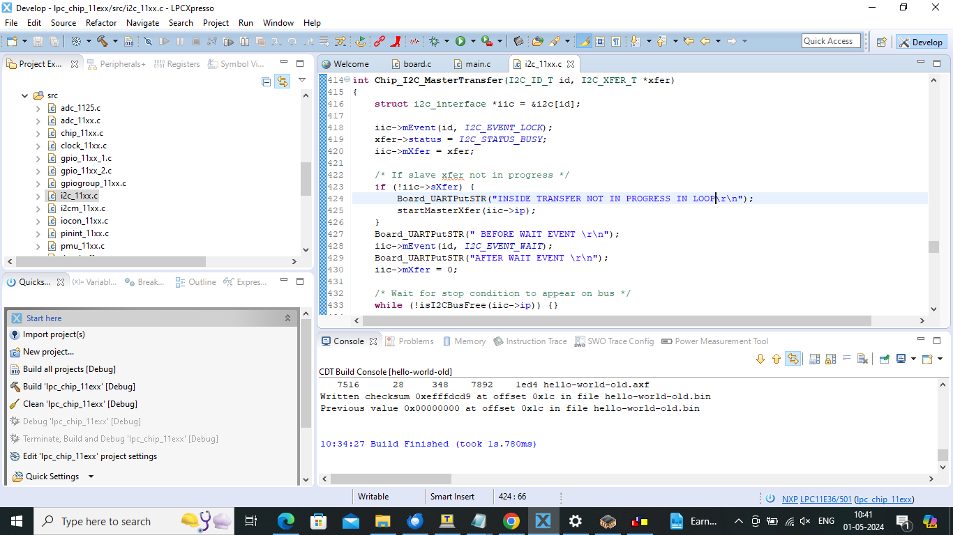 Solved: How to do hello world program - NXP Community