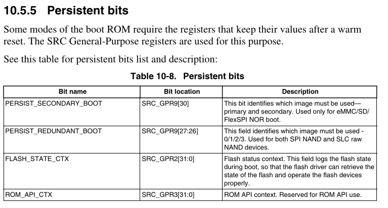 RT117x: preserve bits and RAM location across warm reset - NXP Community
