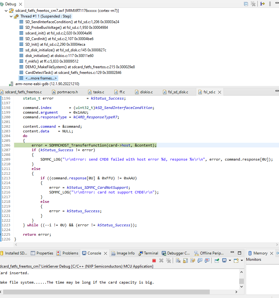 Re: SD card code is not working in Class 4 SD card - NXP Community