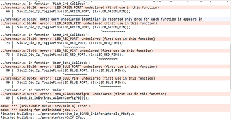 Re: LED blink using S32K3X4EVB T-172 - NXP Community