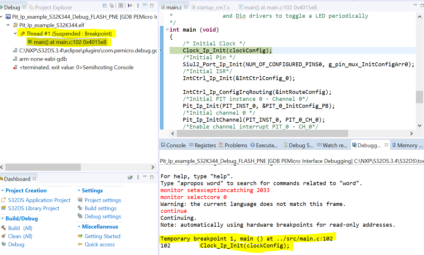Re: LED blink using S32K3X4EVB T-172 - NXP Community