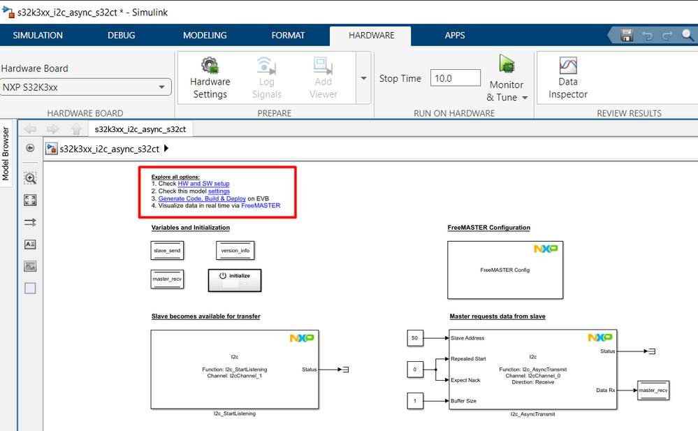 Explore all options list in the model