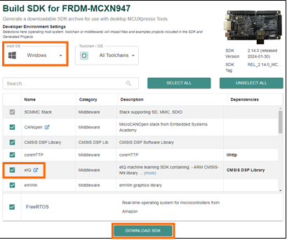 入門]MCX N947: AI/ML画像認識サンプルコード実装