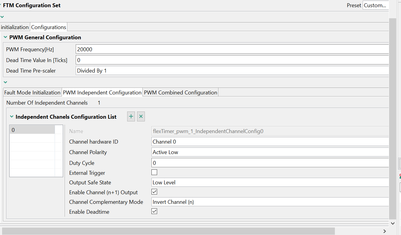 s32k144 pwm dead time setting - NXP Community