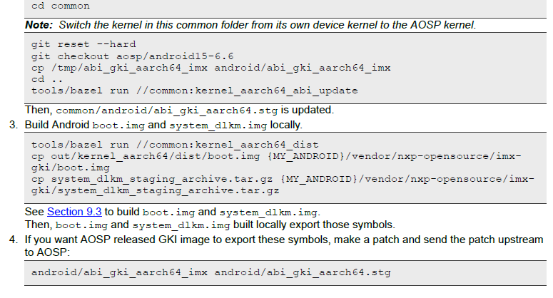 Re: How to export new symbols on IMX8MP android-14.0.0_2.2.0 - NXP ...
