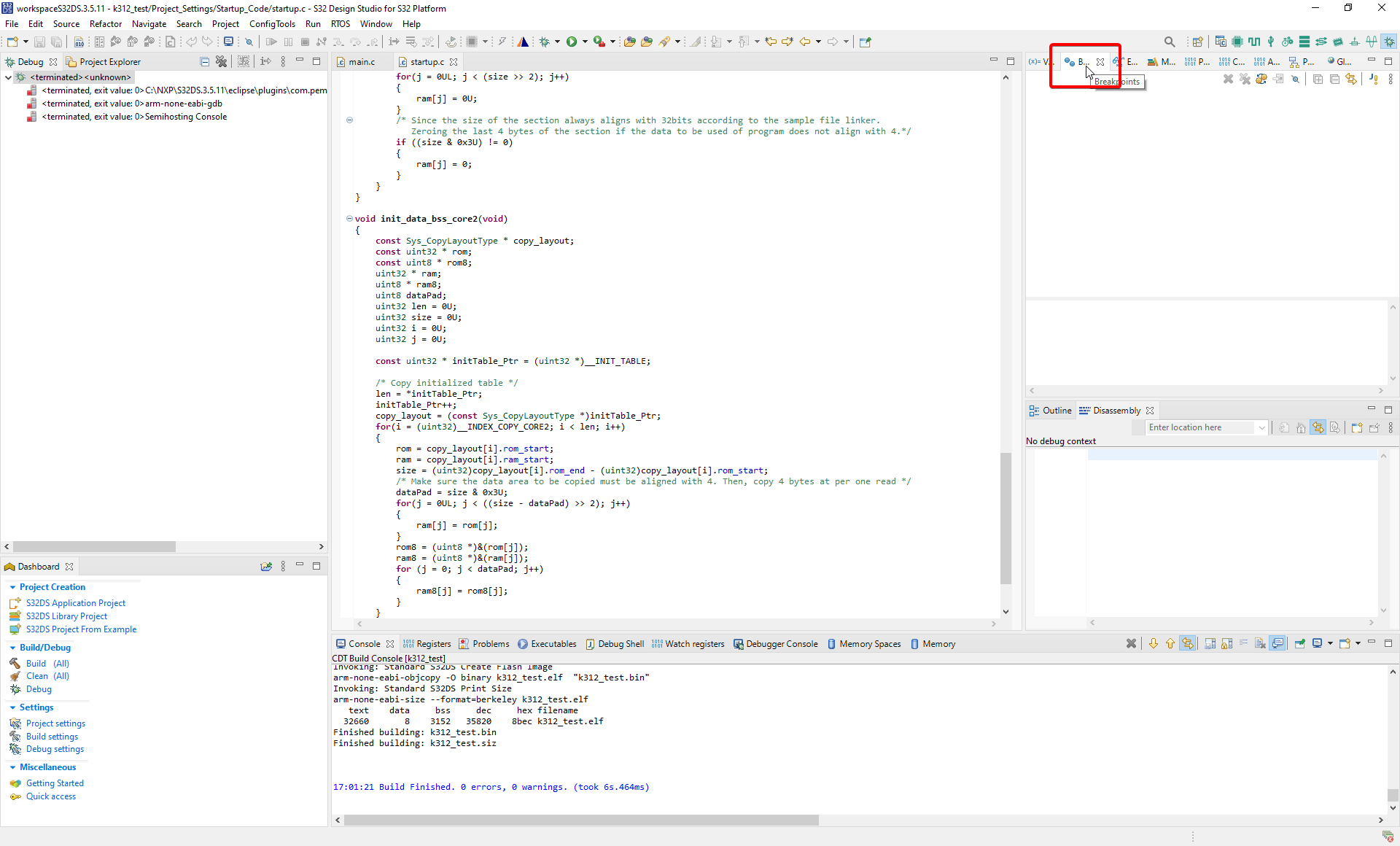 issue while debugging the S32K344HMS chip using J-Link - NXP Community