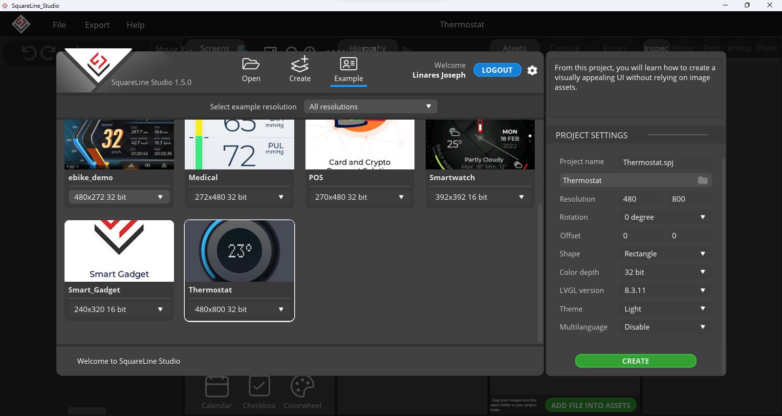 How to run an SquareLine project on i.MX 93 EVK using FrameBuffer ...