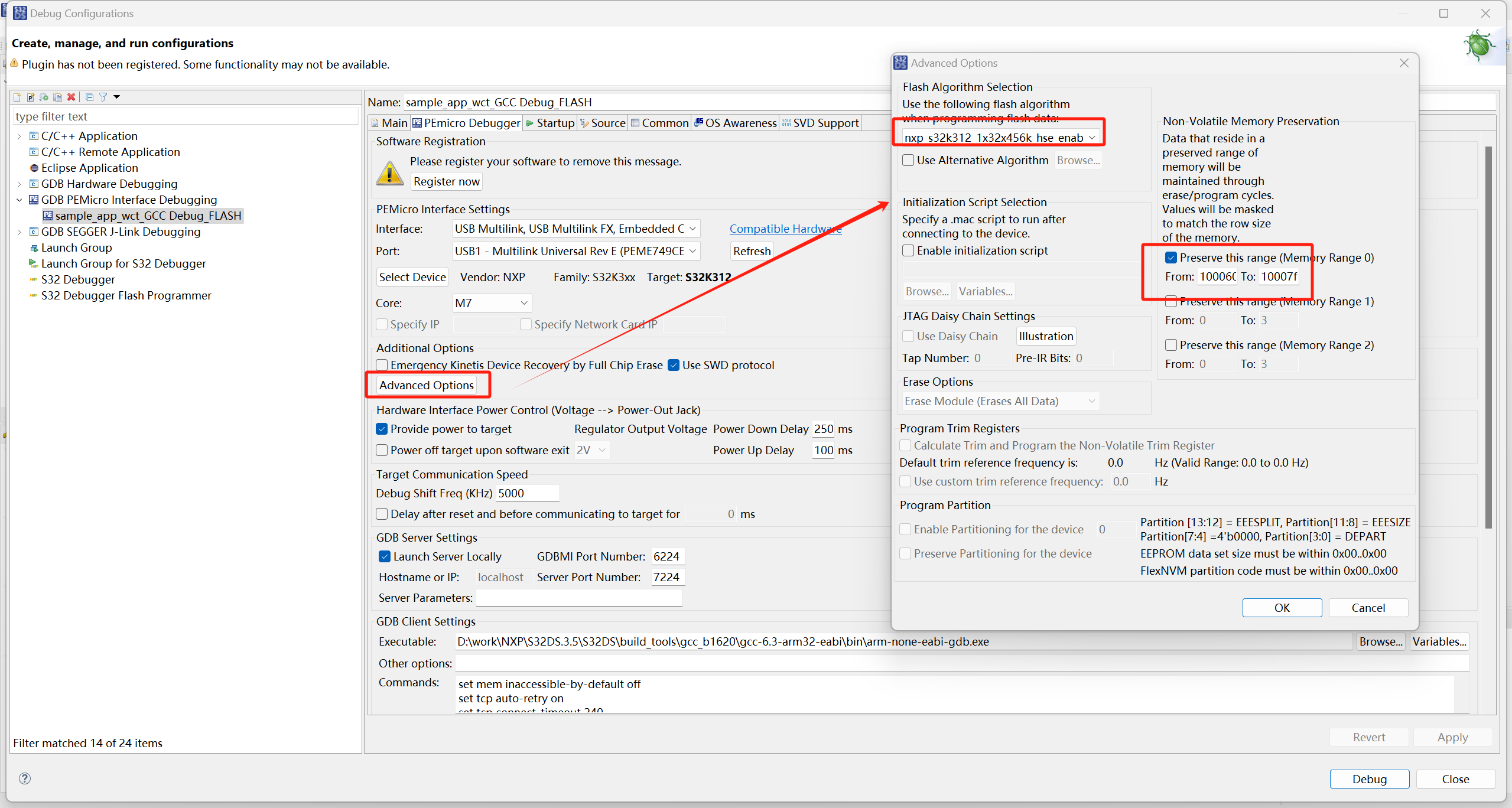 S32DS PE(Multilink) error info: p&e semihosting console - NXP Community