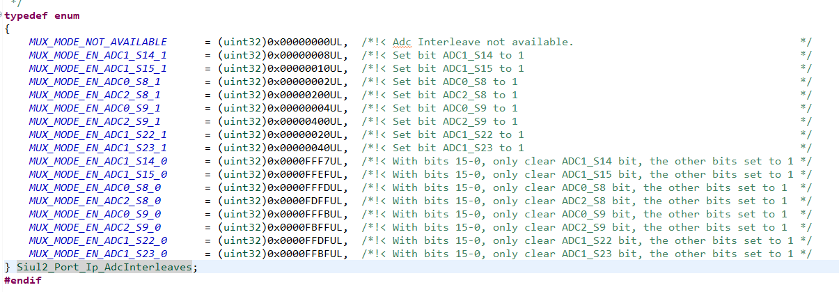 解決済み: S32K311_S32K310 ADC mux-mode channels was abnormal - NXP