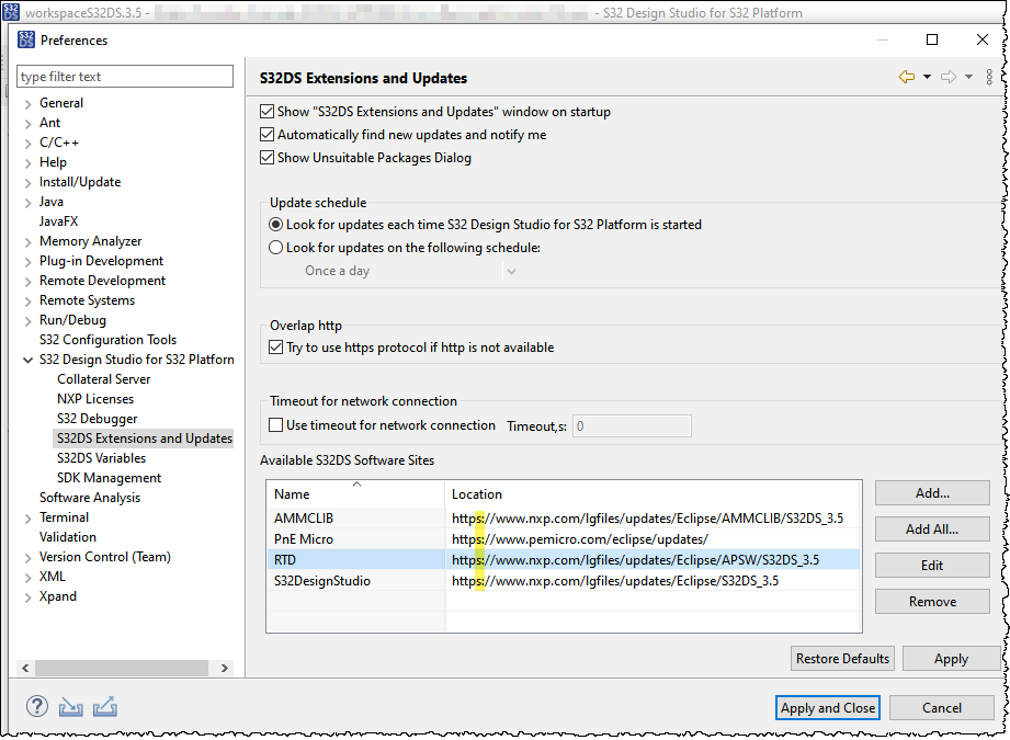 Fail to install S32k3 development package to S32DS v3.5 - NXP Community