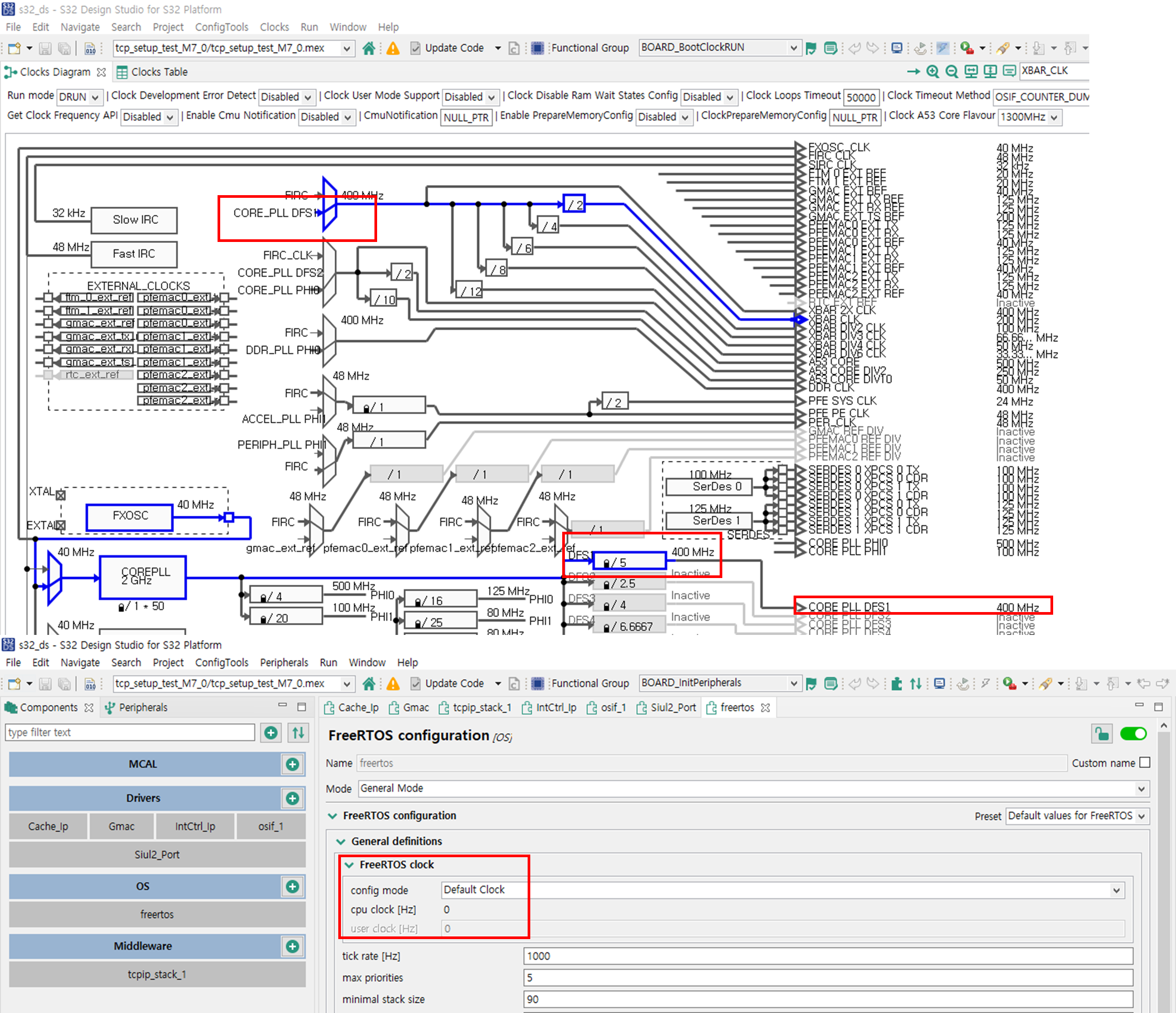 Solved: Re: S32 Design Studio - How to set FreeRTOS cpu clock - NXP ...