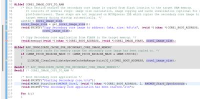 i.MX RT 1176 multicore example 'Hello World' - NXP Community
