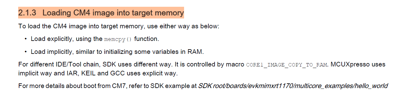 i.MX RT 1176 multicore example 'Hello World' - NXP Community