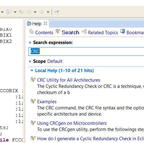 Re: How to set compiler(Code Warrior)calculate and save CRC checksum at ...