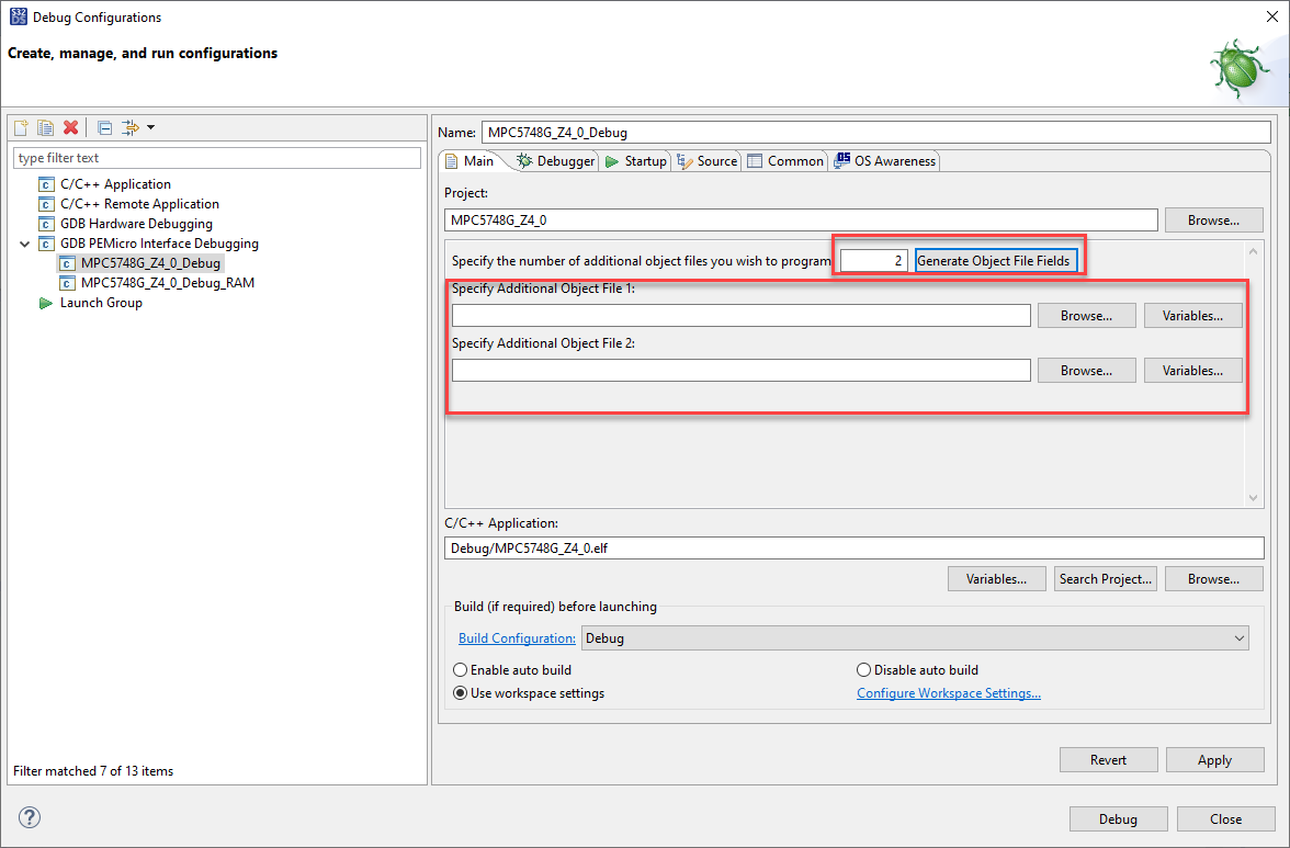 linking single elf file for multiple bootloader and applicationn - NXP ...