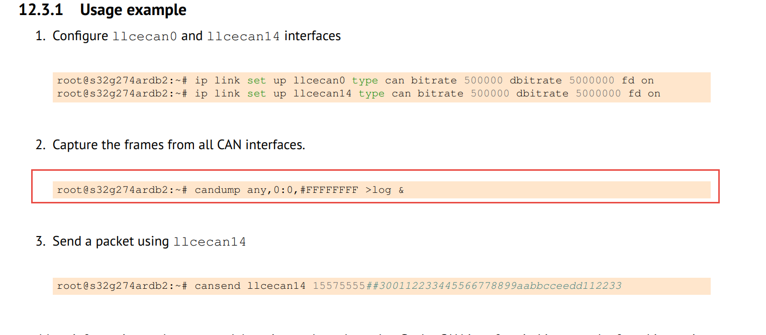 The command of receive CAN message - NXP Community