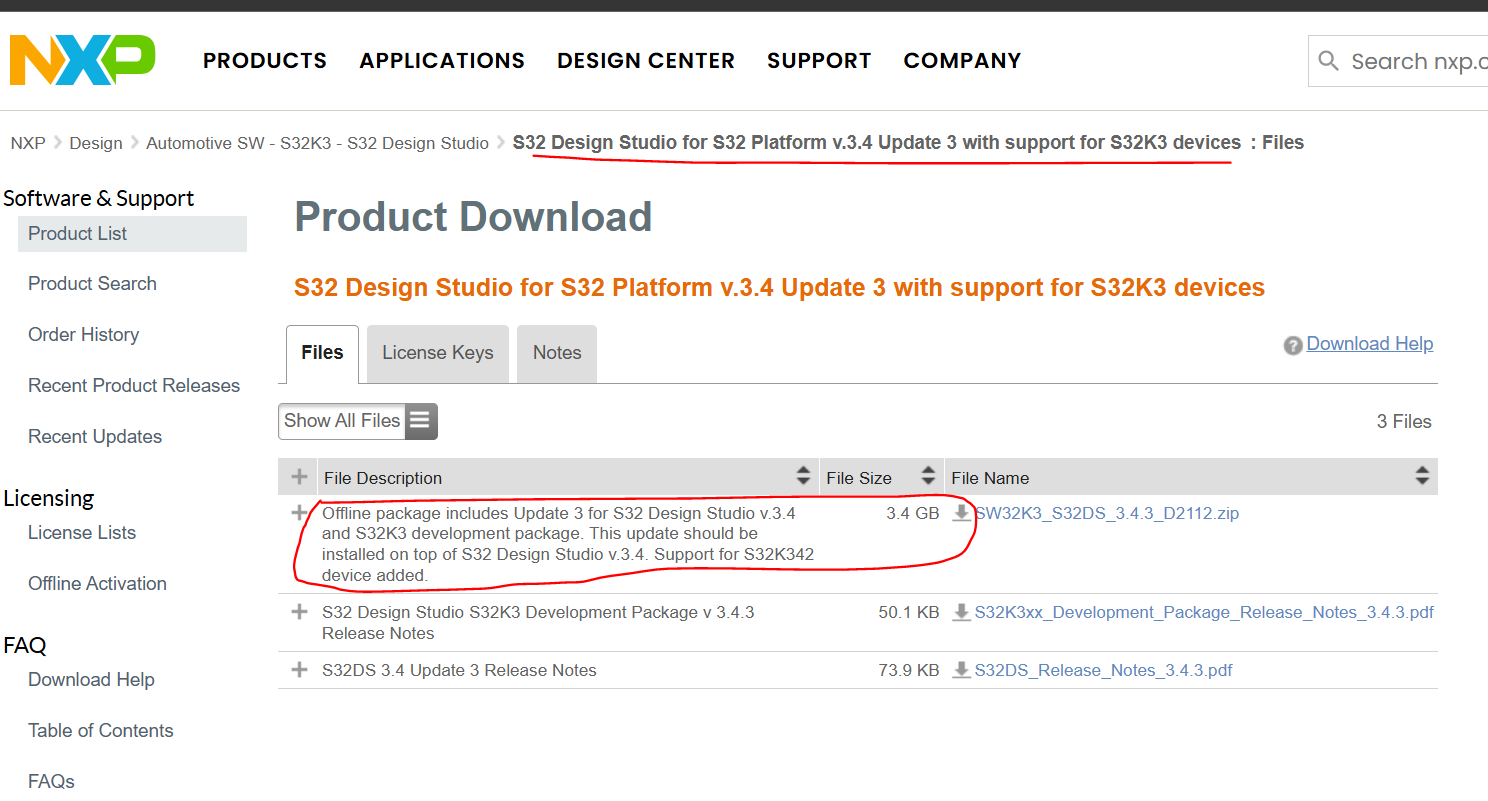 S32k Design Studio 3.4 version Example project Import Problem - NXP ...