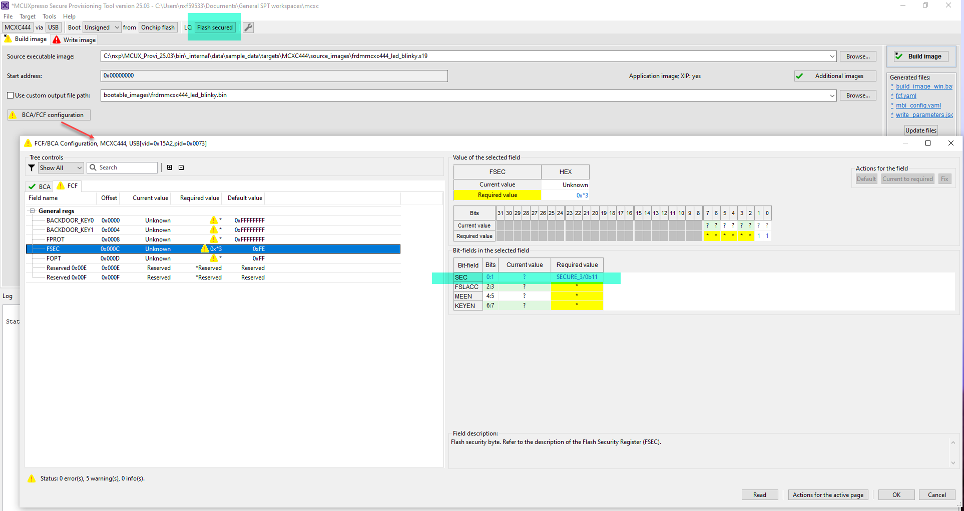 Solved: Re: ISP MODE NOT WORKING BY DEFAULT WITH FRDM-MCXC444 PROJECTS ...