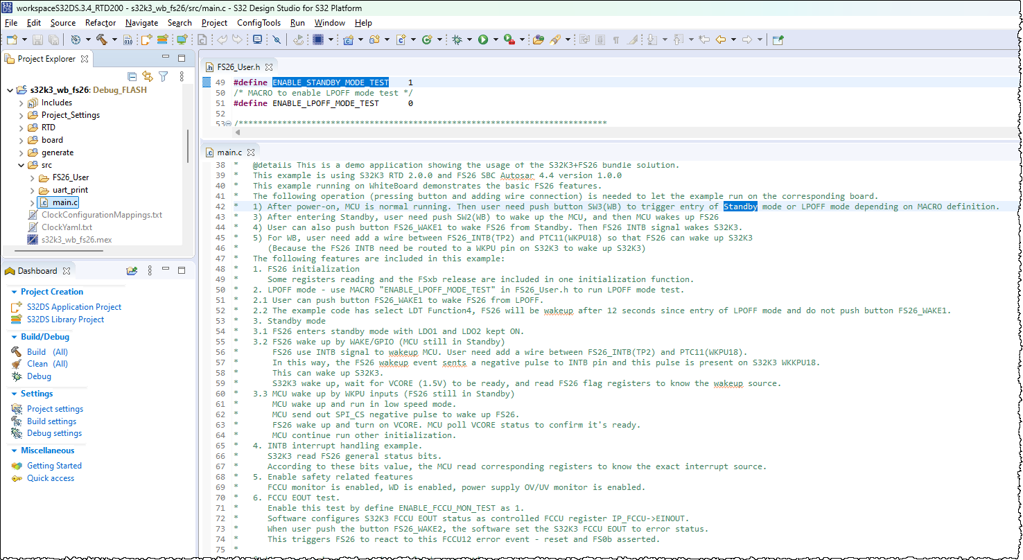 Solved: Fs26 keeps mcu(s32k344-wb) in sleep mode. - NXP Community