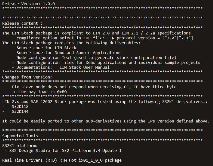 請問如何修改 S32144 linStack LDF File path - NXP Community