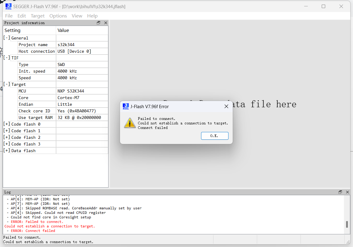 S32K344: Failed toconnect - NXP Community