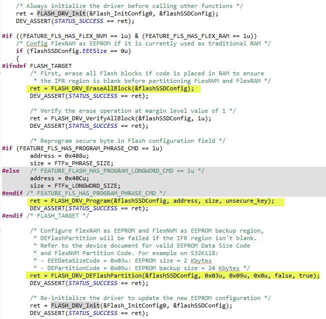 D-Flash and P-Flash Memory Access and Programming in S32K118 - NXP ...