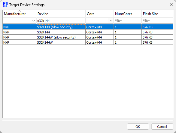 S32K144 change FSEC - NXP Community