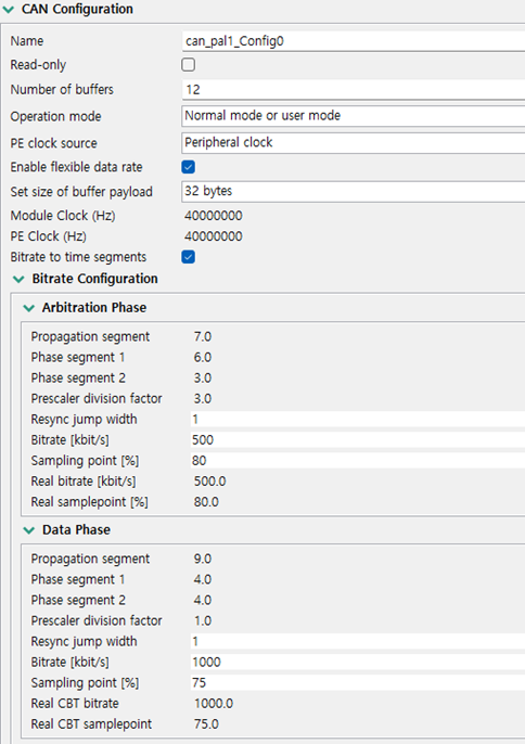 S32k144 CAN FD Setting - NXP Community