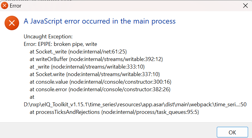 Solved: JavaScript Error in Time Series Studio - NXP Community